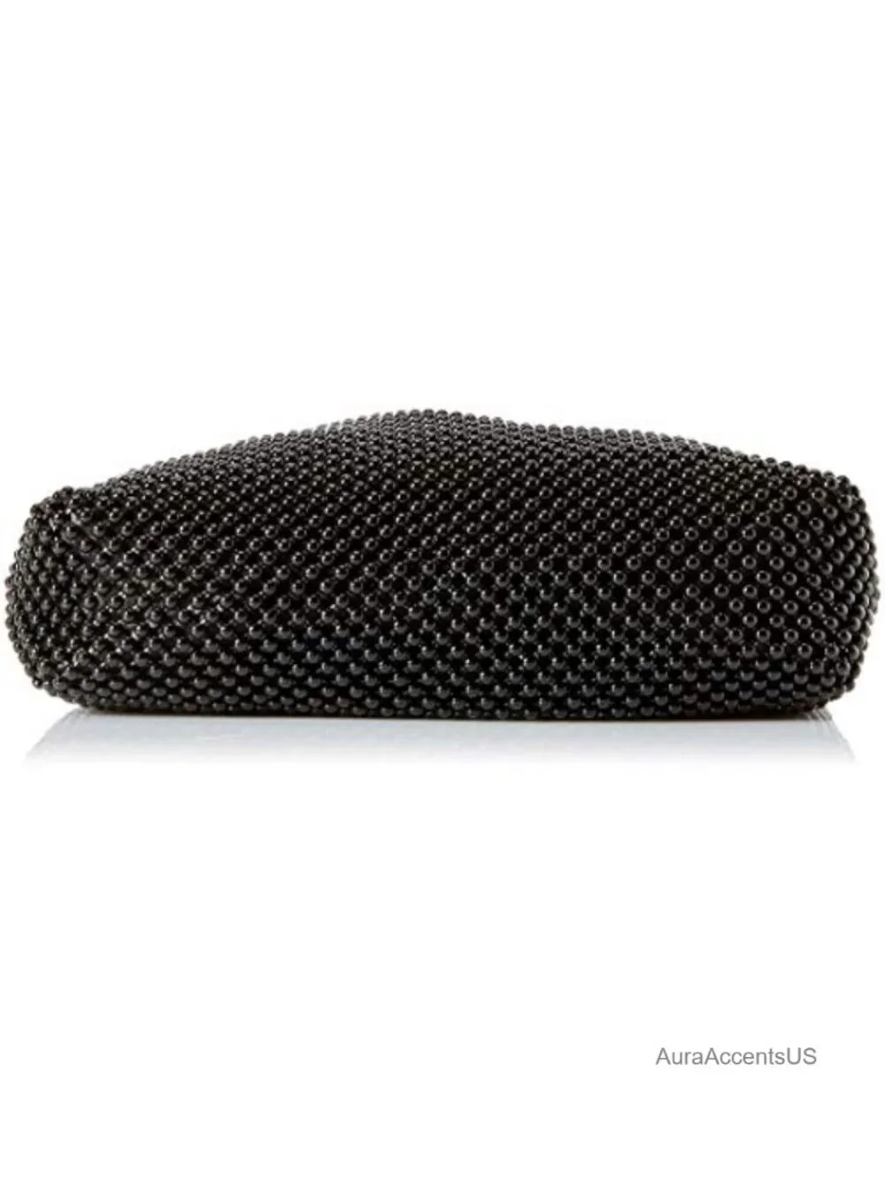Mesh Pouch Evening Bag with Ring Handles